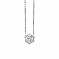 Necklace Giorgio Visconti Woman in White Gold Diamante 0.20 Ct GBX32956 - GBX32956